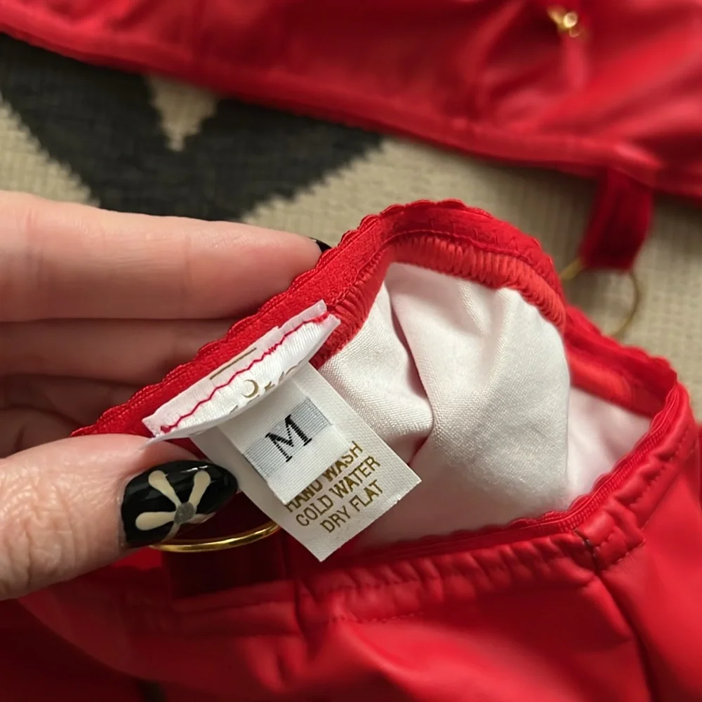 Solstice Intimates Red Strappy Paramour Set - Picture 7 of 11